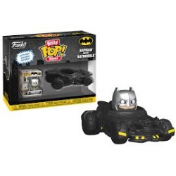 Bitty Pop! Rides: Batman - Armored Batman con Batmobile